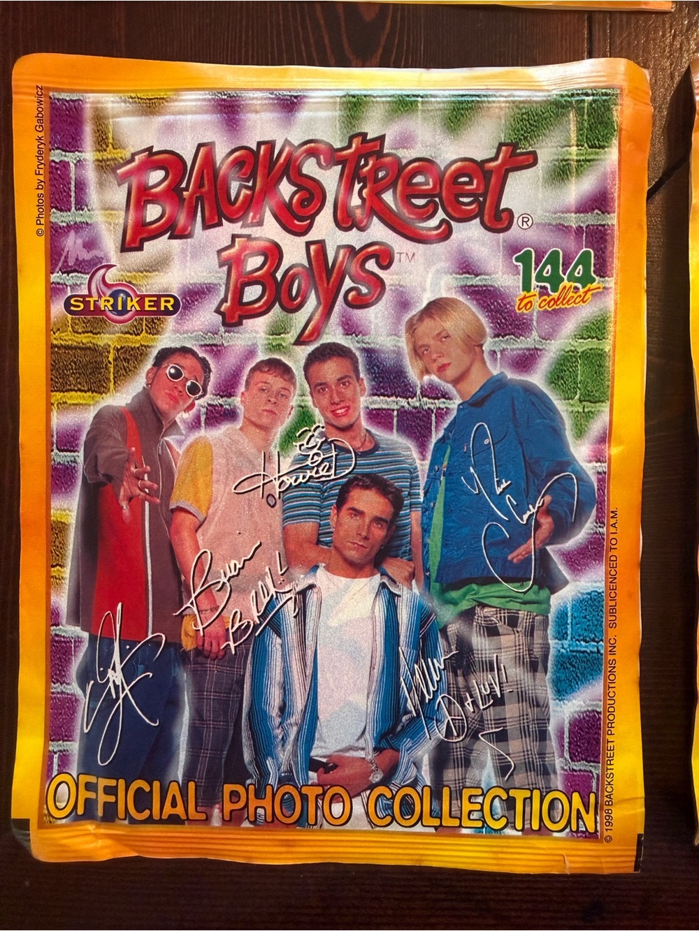 Vintage 1997 Striker Backstreet Boys official photo collection packs set - Picture 3 of 5
